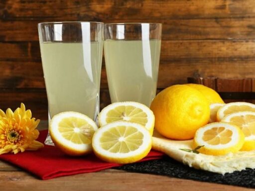 lemon water