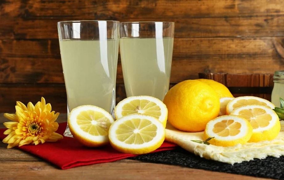 lemon water